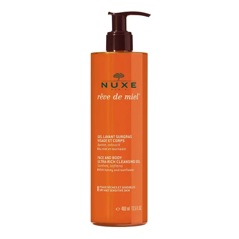 Nuxe Rêve de Miel Gel de Limpeza para o Rosto e o Corpo 400 ml