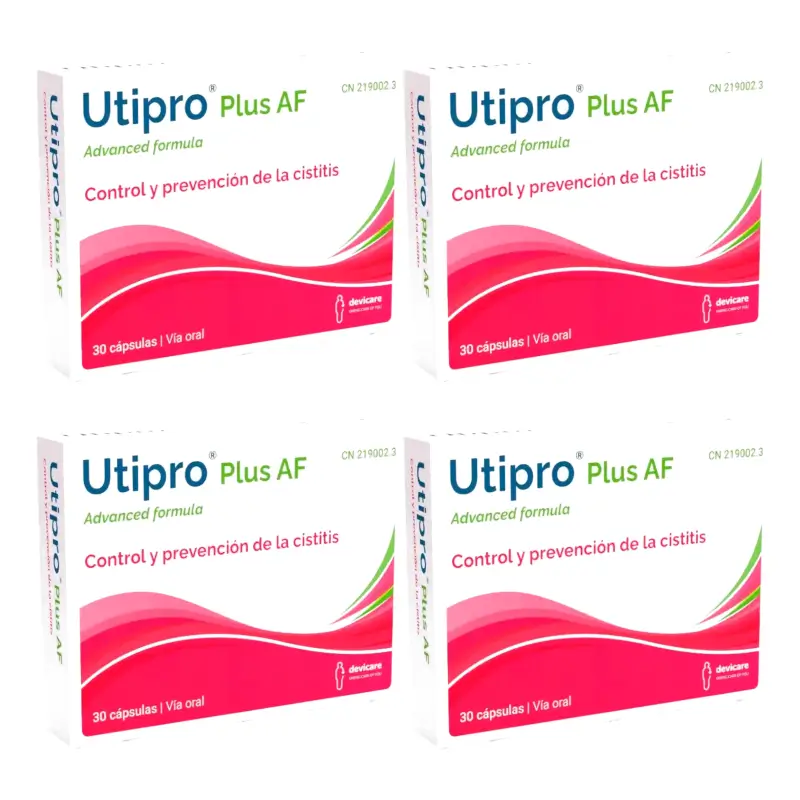 Devicare Utripro Plus Af, 4 x 30 cápsulas