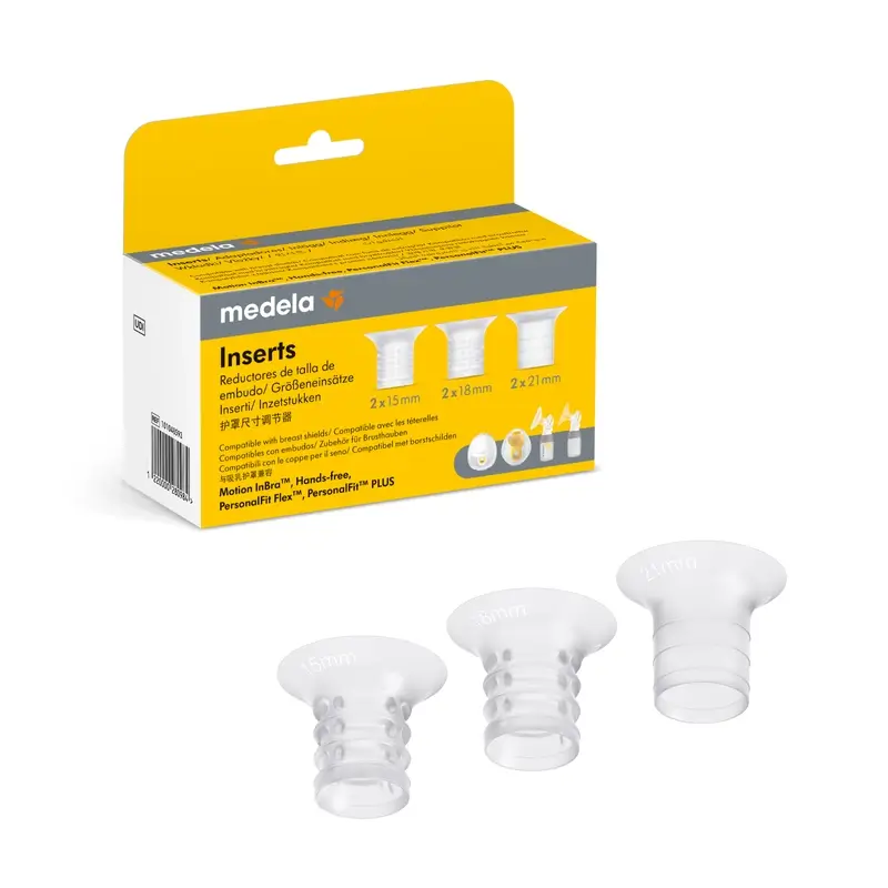 Medela Funnel Reducer Inserts 15, 18 and 21 mm