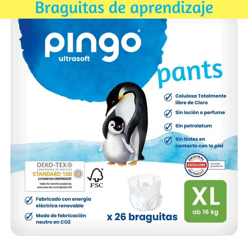 Toalhetes para fraldas Pingo Nappy Tamanho 6 (16 kg+), 26 pcs.