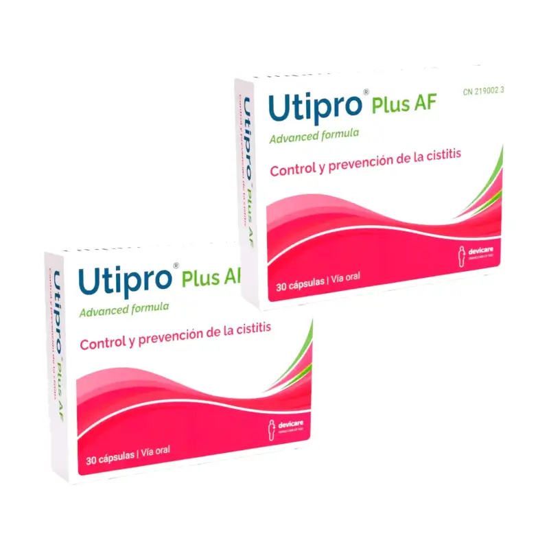 Devicare Utripro Plus Af, Embalagem de 2 x 30 cápsulas