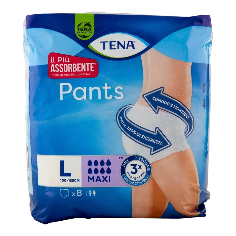 Tena Pants Maxi L 8 Pz — Mutandina Assorbente