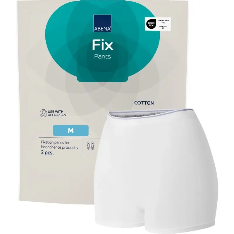 Abena Fix Cueca de fixação em algodão, tamanho M, 10 unidades