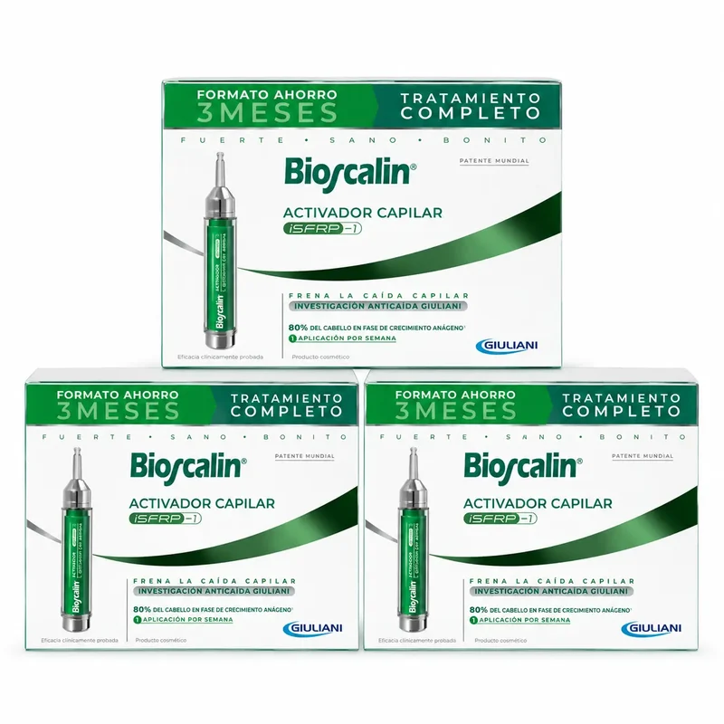 Bioscalin Activador Capilar 2x10 ml, Embalagem de 3