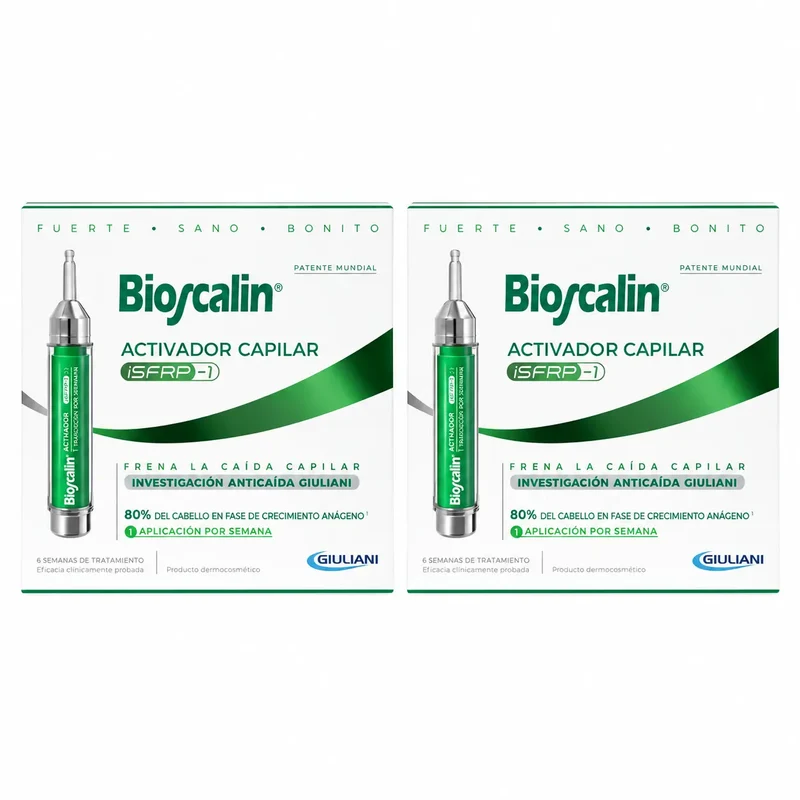Bioscalin Activador Capilar 1x10 ml, Embalagem de 2