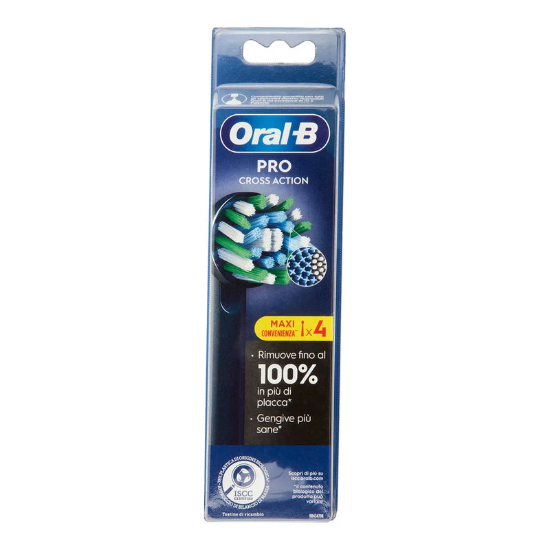 Oral-B Pro CrossAction 4 pezzi — Testine di Ricambio