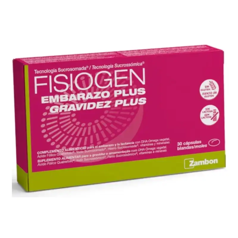 Fisiogen Gravidez Plus, 30 cápsulas moles