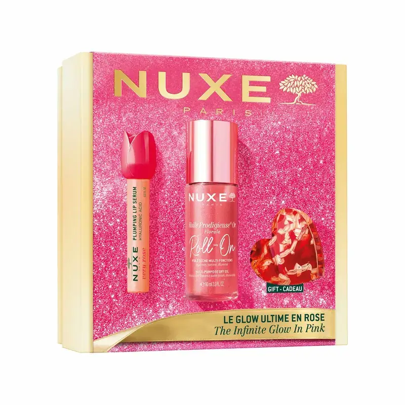 Nuxe Glow Infinito em Rosa - Conjunto de Luminosidade Floral 68 ml