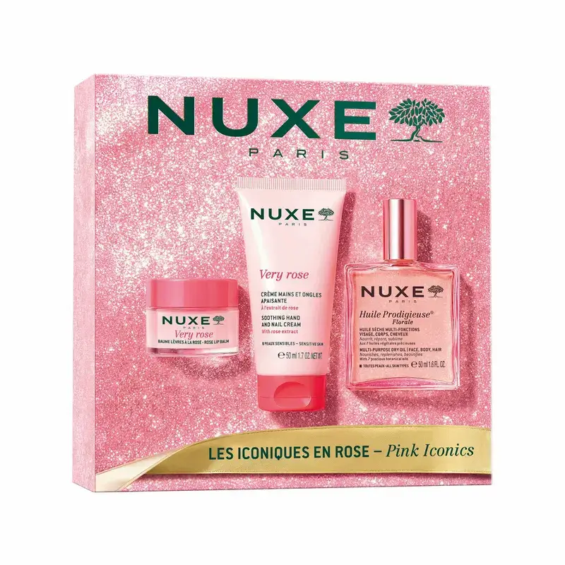 Nuxe Os Icónicos em Rosa - Conjunto de Beleza Floral 115 ml