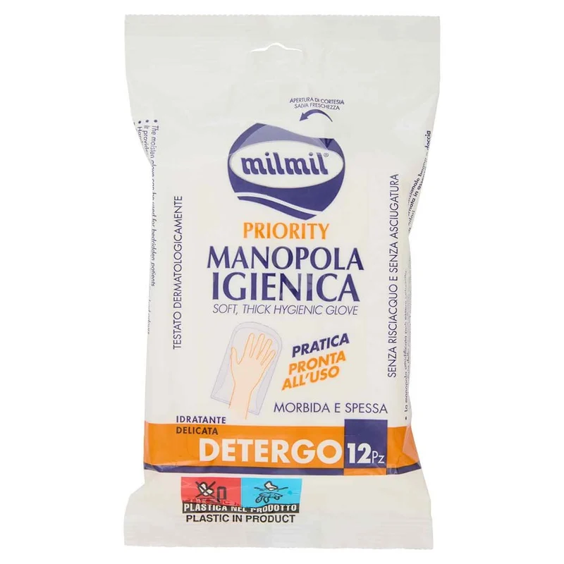 Mil Mil Priority Manopola Igienica Detergo 12 pezzi — Manopola Igienica