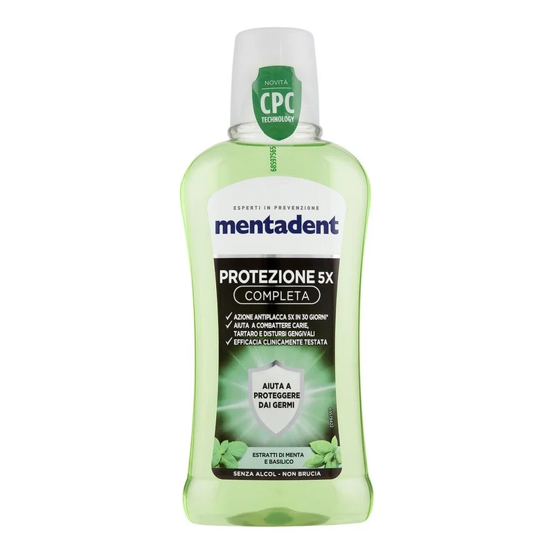Mentadent Protezione 5x Completa 400 ml — Collutorio