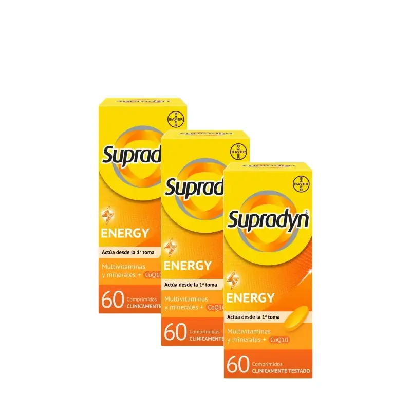Supradyn Energy: Vitaminas, Minerais, Energia e Vitalidade, Embalagem de 3 x 60 comprimidos