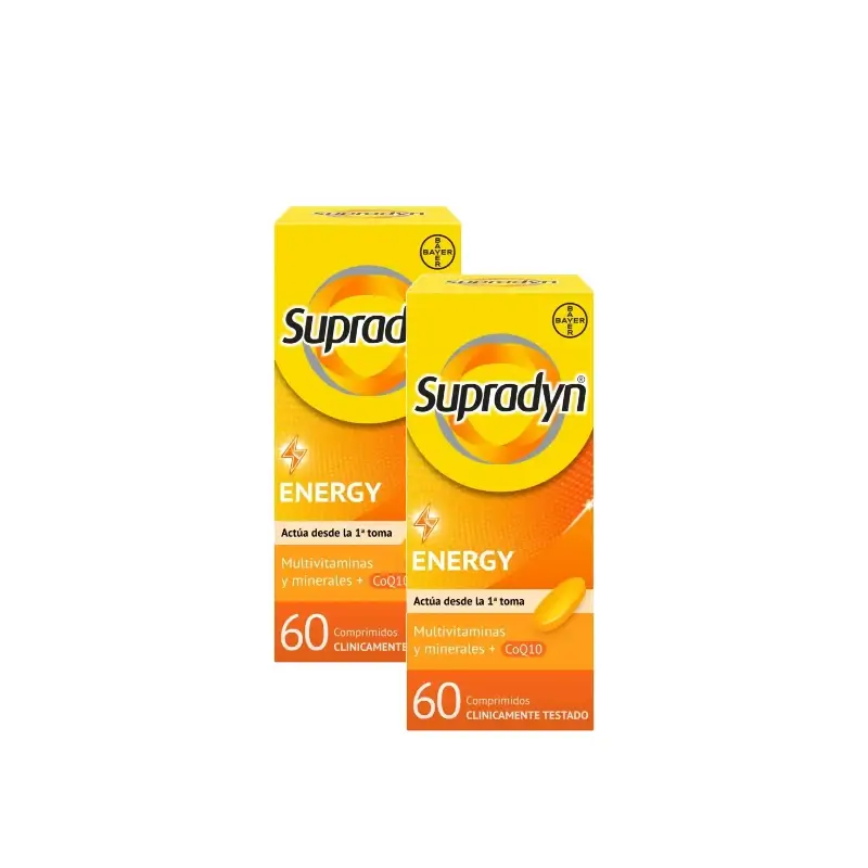 Supradyn Energy: Vitaminas, Minerais, Energia e Vitalidade, Embalagem com 2 x 60 comprimidos