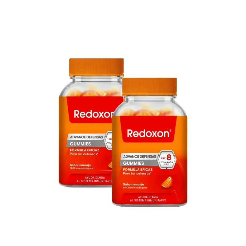 Redoxon Advance Defesas, Embalagem com 2 x 60 rebuçados de goma
