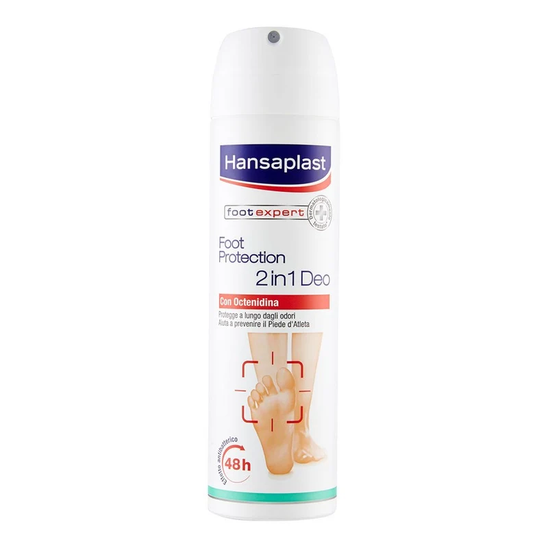 Hansaplast Foot Expert Foot Protection 2 In 1 Deo 150 ml — Deodorante piedi