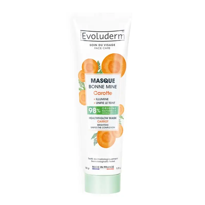 Evoluderm Máscara facial de cenoura, 150 g