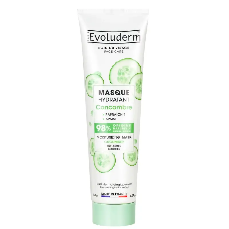 Evoluderm Máscara Facial Hidratante de Pepino, 150 g