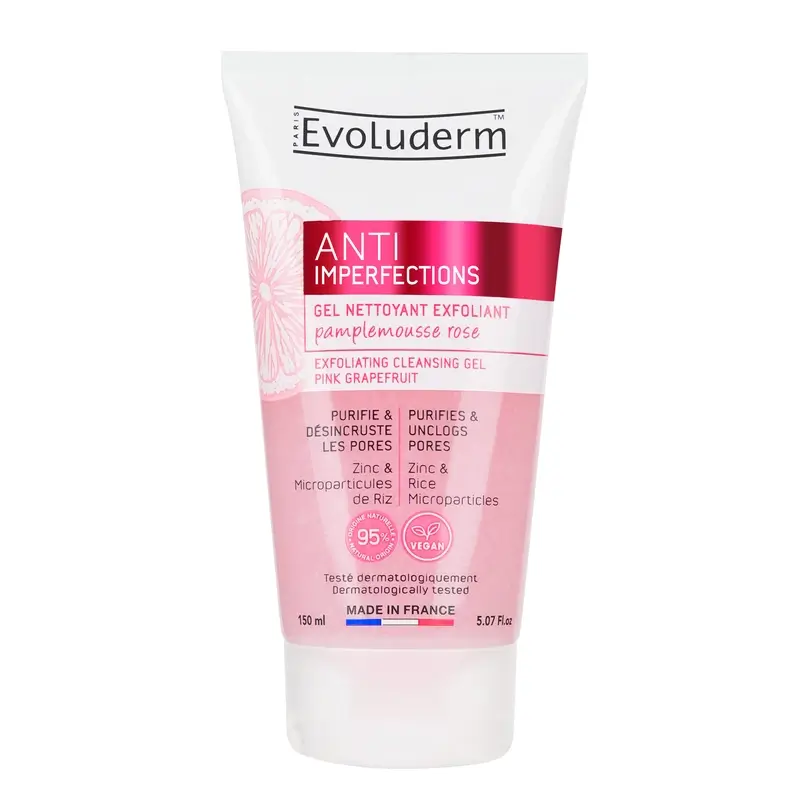 Evoluderm Gel de Limpeza Esfoliante, 150 ml