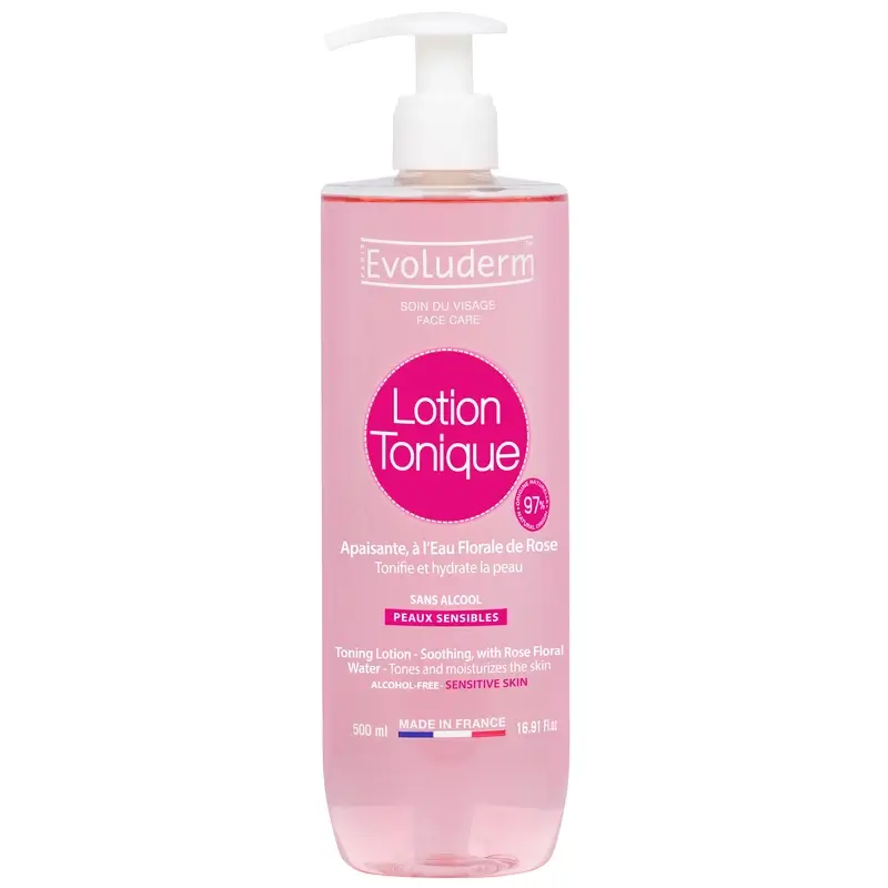 Evoluderm Loção Tonificante para peles sensíveis, 500 ml