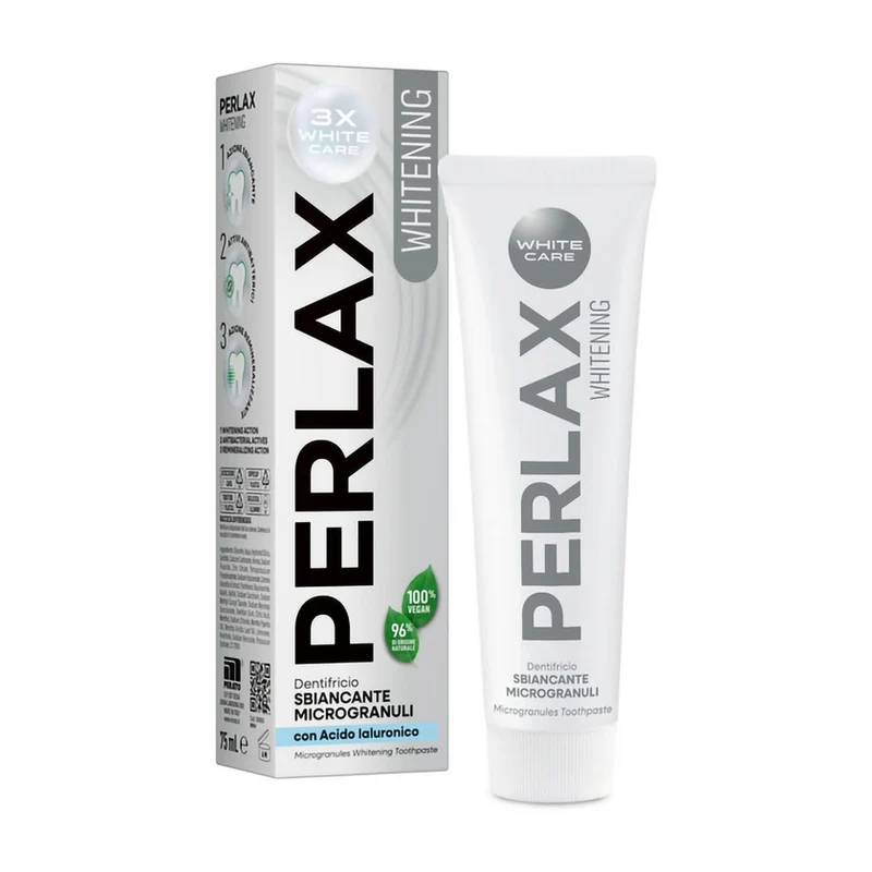 Perlax Dentifricio Whitening 3x White Care 75 ml — Dentifricio