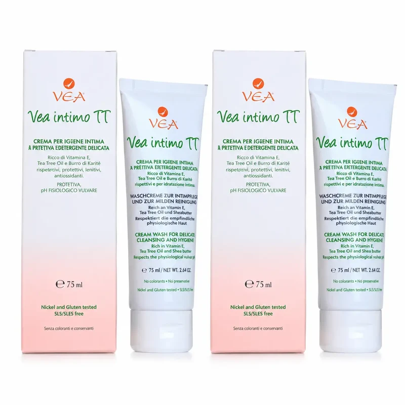 Veja Intimo Tt Creme de Higiene Intima 75 ml, embalagem com 2 unidades