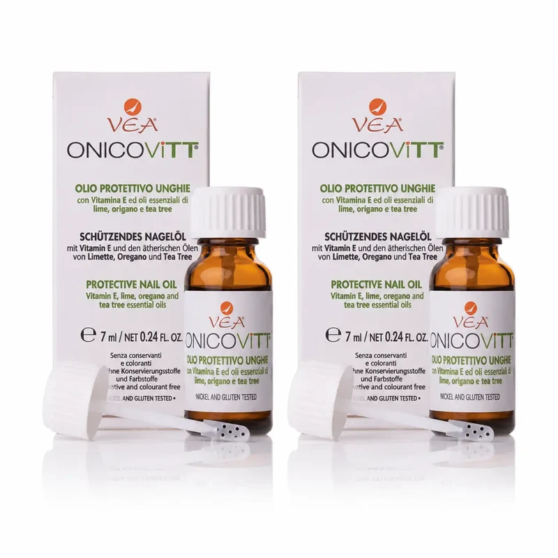 Veja Onicovitt Óleo Protetor para Unhas 7 ml, embalagem com 2 unidades