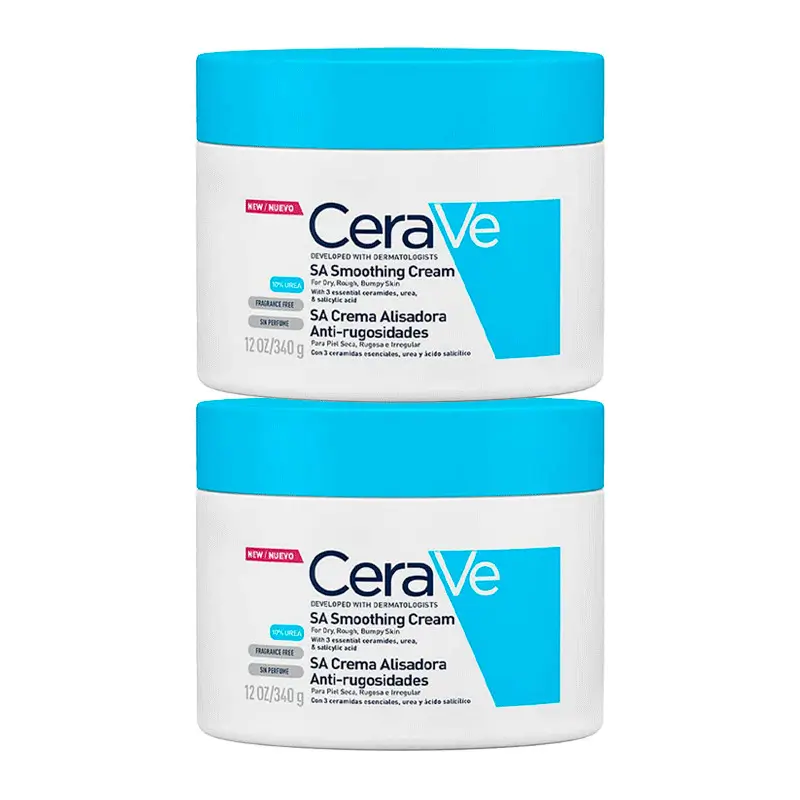 CeraVe Creme Suavizante Anti-Rugosidade, 2X340 ml
