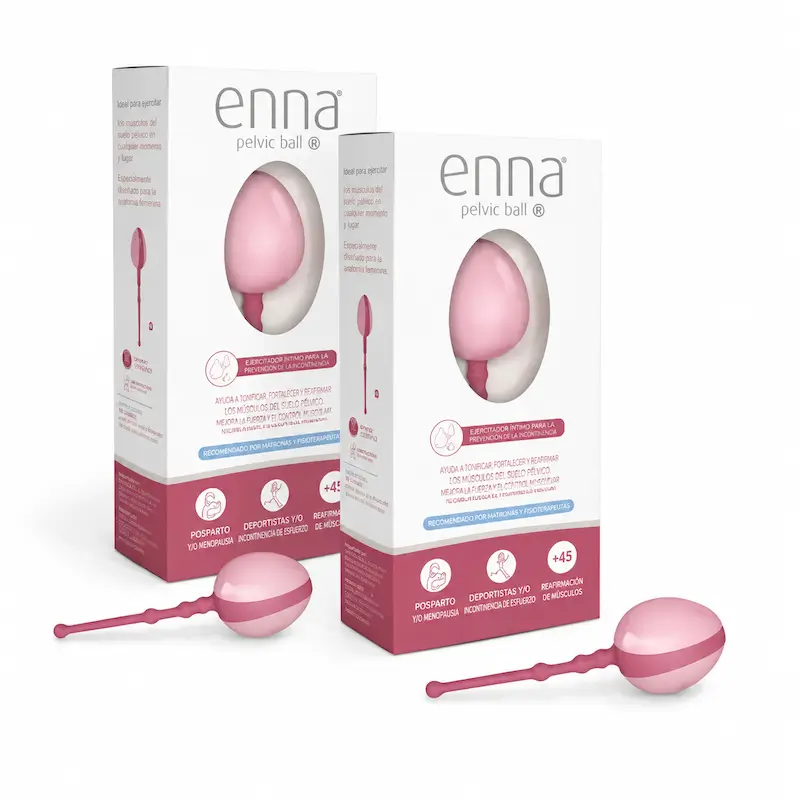 Enna Pelvic Ball Bola para o pavimento pélvico, embalagem com 2 unidades