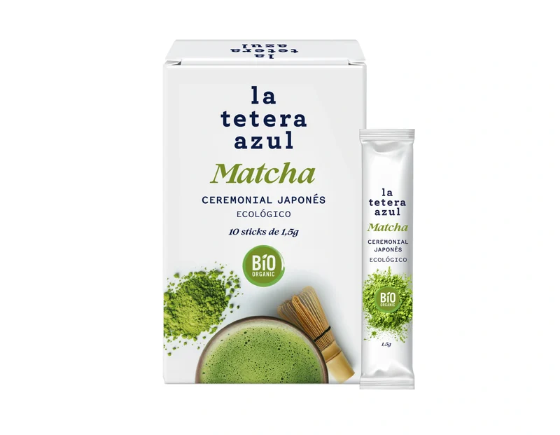 Ceremonial Premiun Japanese Matcha Blue Teapot Premiun 10 varas de 1,5g.