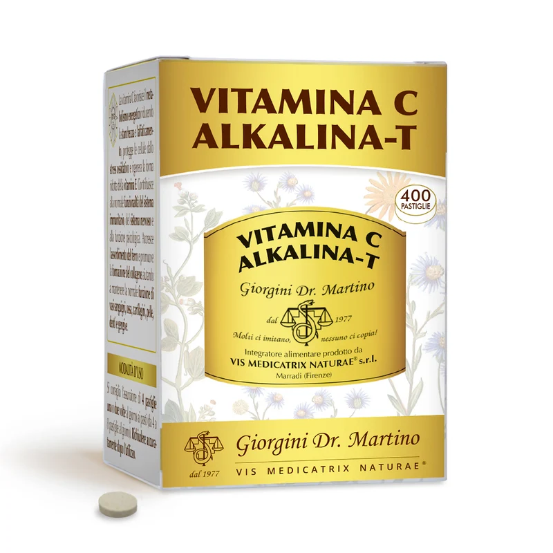 Dr Giorgini Vitamina C Alkalina-T 500 mg 200 g — Pastiglie