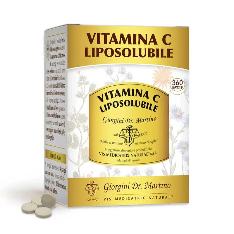 Dr Giorgini Vitamina C Liposolubile 500 mg 180 g — Integratori