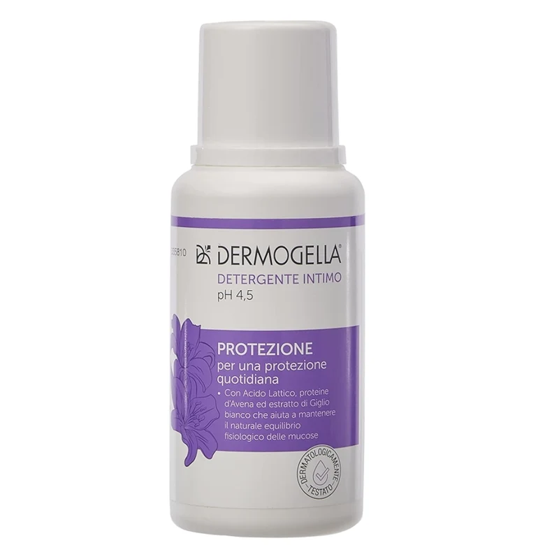 Dermogella Detergente Intimo pH 4,5 Protezione Quotidiana 200 ml — Detergente Intimo