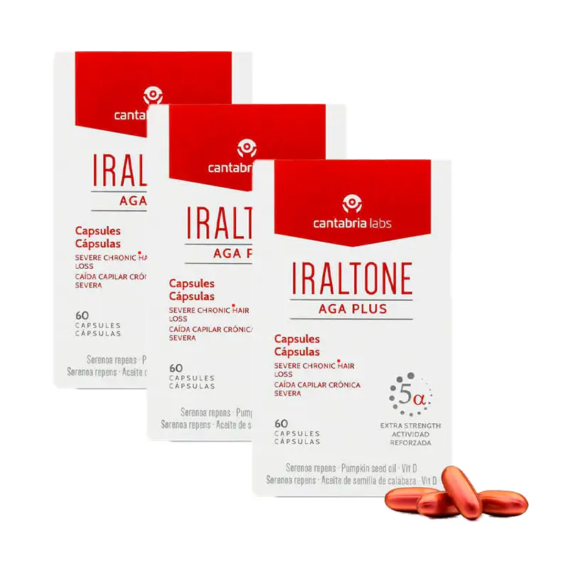 Iraltone Aga Plus, Pack 3 x 60 cápsulas (Cistitone)
