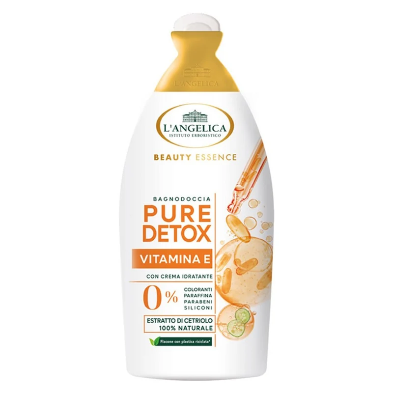 L'Angelica Bagnodoccia Pure Detox Con Vitamina E 520 ml — Bagnoschiuma