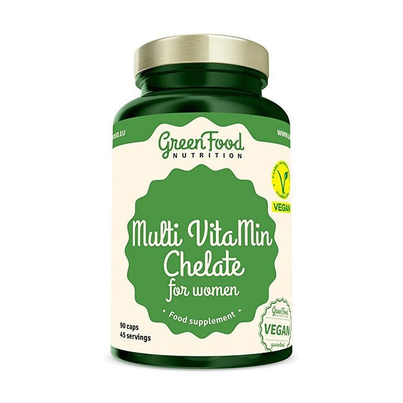 Greenfood nutrition Multivitamin Chelate Donne 90 Capsule — Integratore multivitaminico