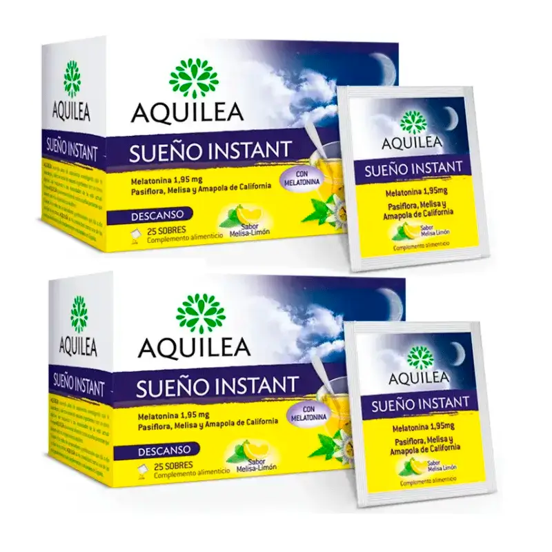 Aquilea Instant Sleep, embalagem de 2 x 25 saquetas