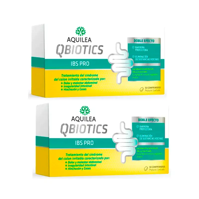 Aquilea Qbiotics IBS PRO, Embalagem 2 x 30 Comprimidos
