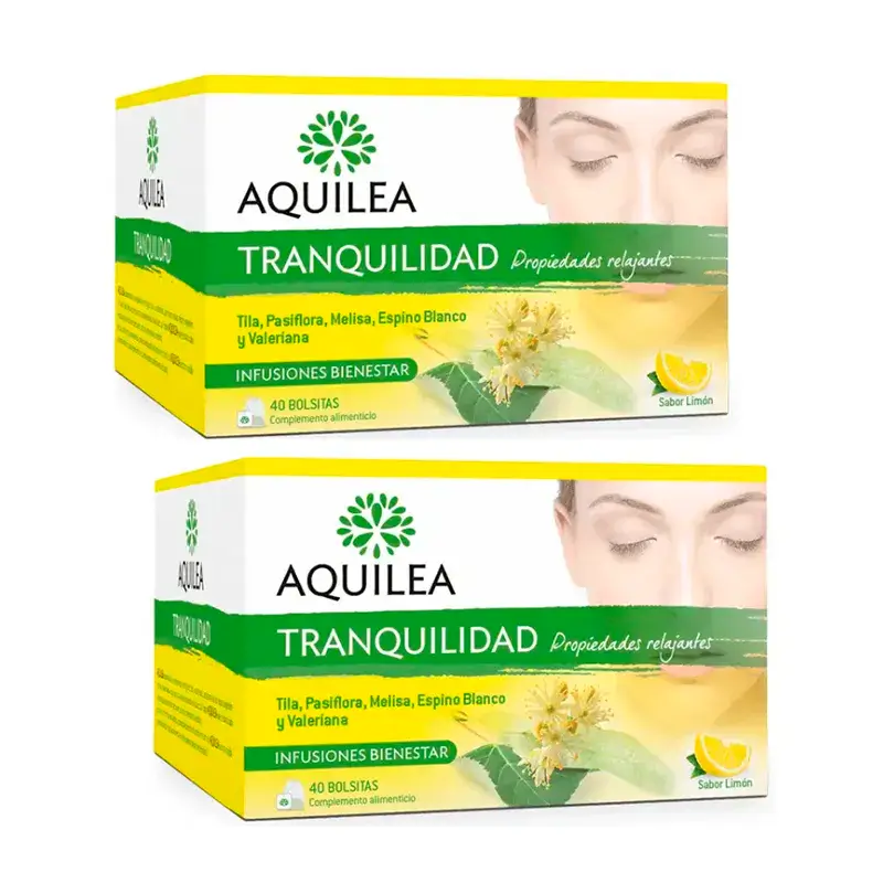 Aquilea Infusions Tranquility, embalagem de 2 x 40 saquetas