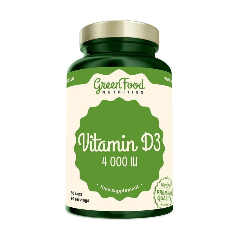 Greenfood nutrition Vitamina D3 4000 Ui 90 Capsule — Integratore