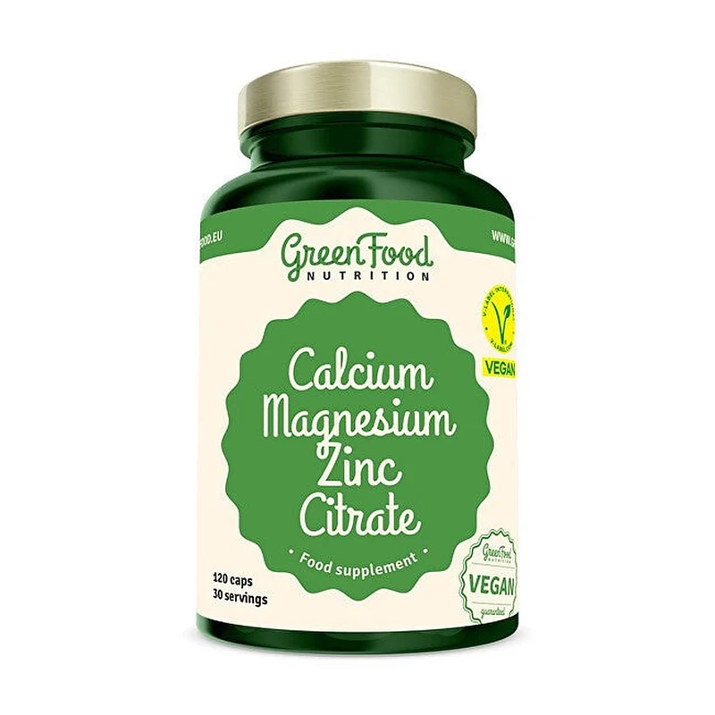 Greenfood Citrato Di Calcio Magnesio E Zinco 120 Capsule — Integratore
