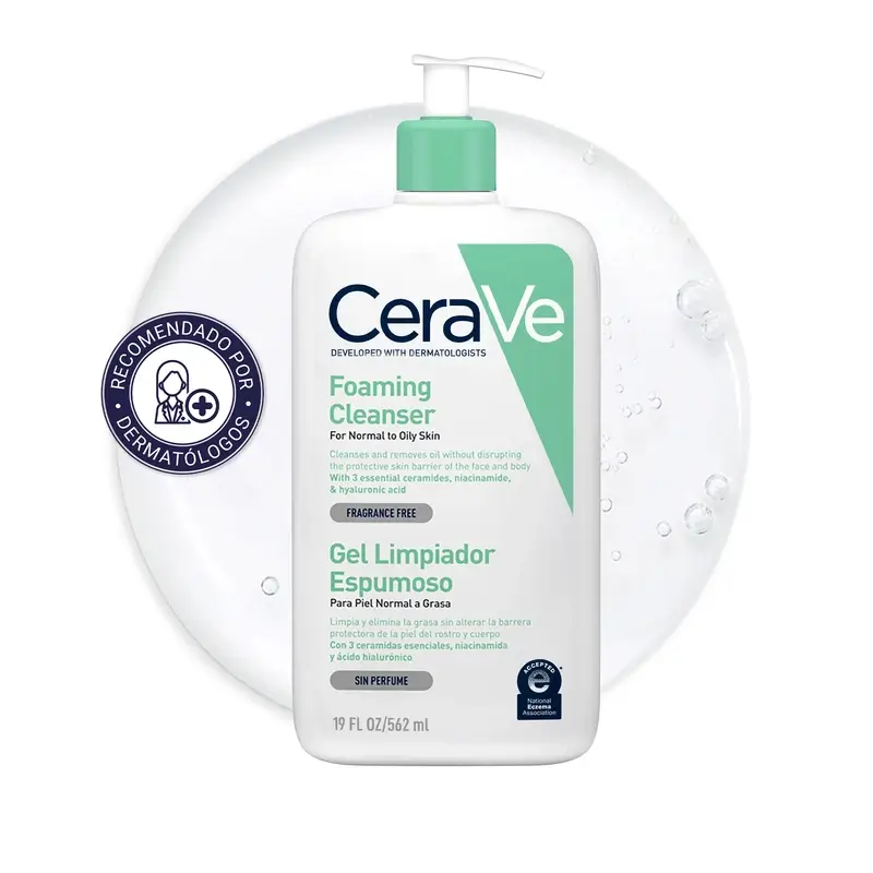 Gel de Limpeza Espumante Cerave, 562 ml