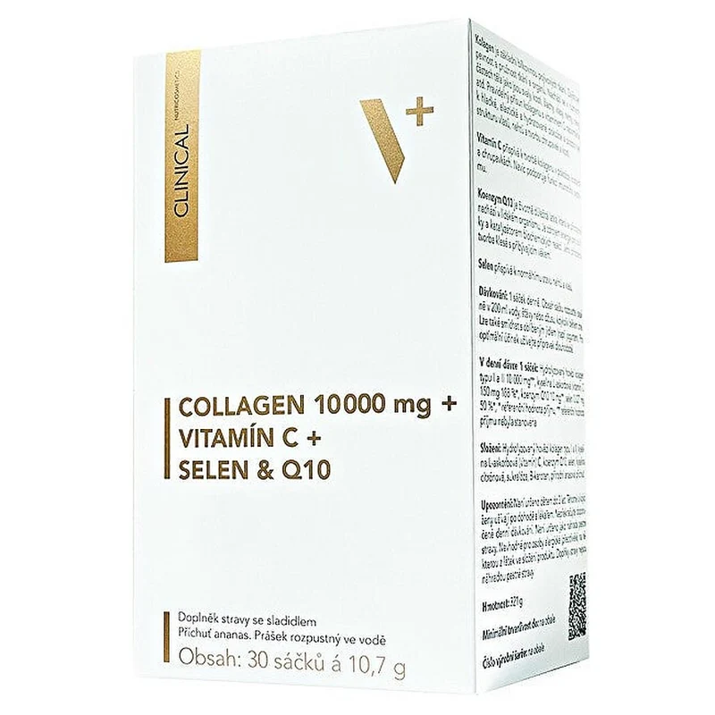 Clinical Collagene 10000 Mg + Vitamina C + Selenio + Q10 30 Bustine — Integratore