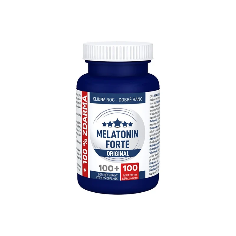 Clinical Melatonina Forte Original 100 + 100 Compresse — Integratore
