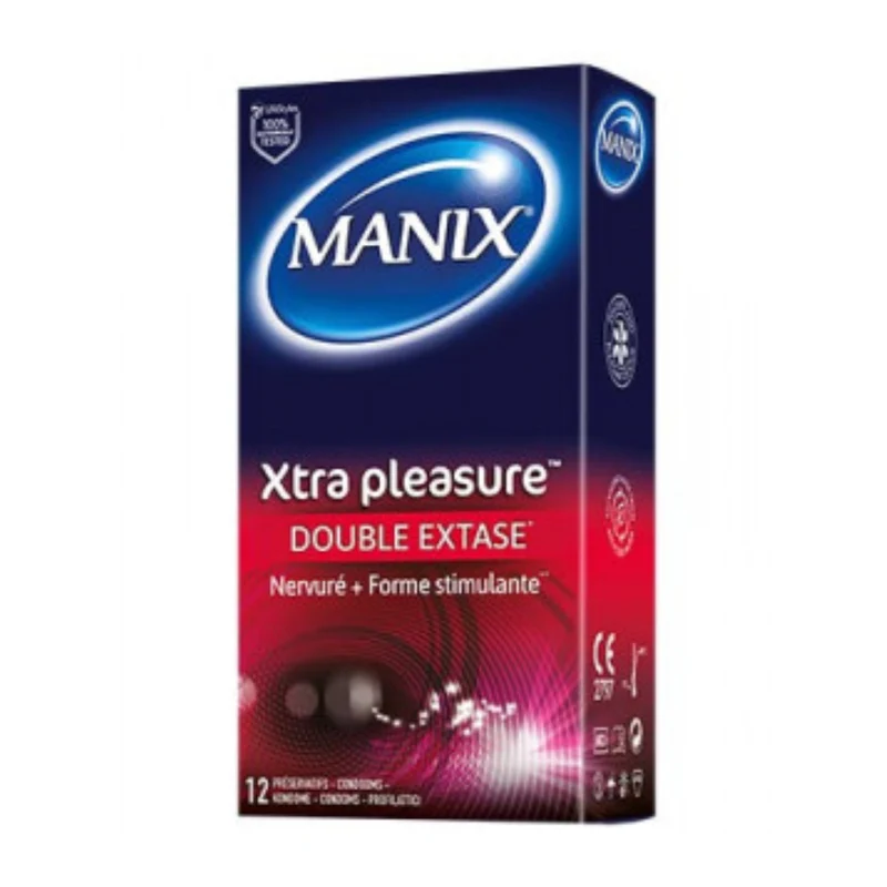 Manix Xtra Pleasure Double Extase 12 pezzi — Preservativi