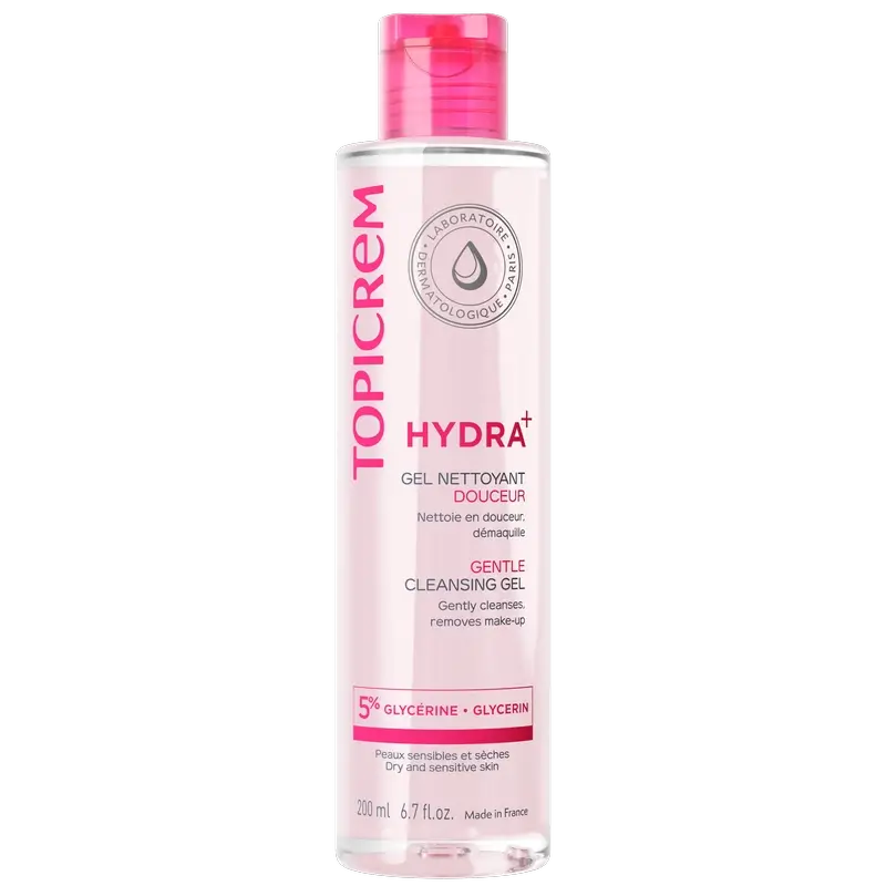 Topicrem Hydra + Gel de Limpeza Suave 200 ml