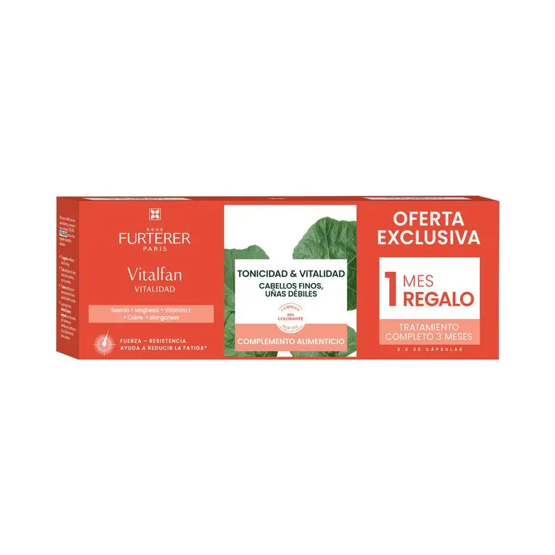 René Furterer Vitalfan Vitality Hair and Nails, 90 cápsulas