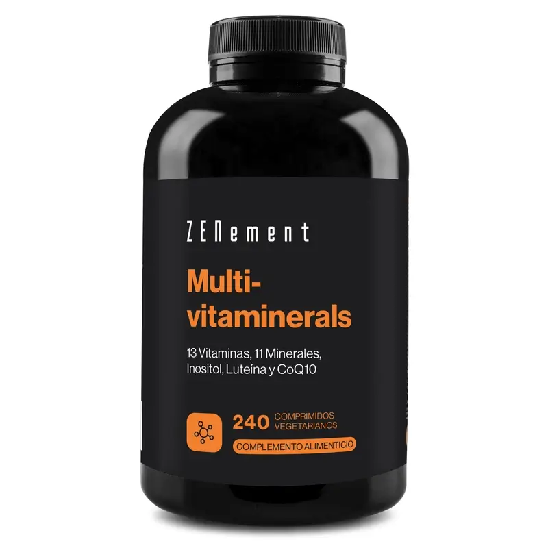 Zenement Multivitaminerals com luteína, 240 comprimidos vegetarianos