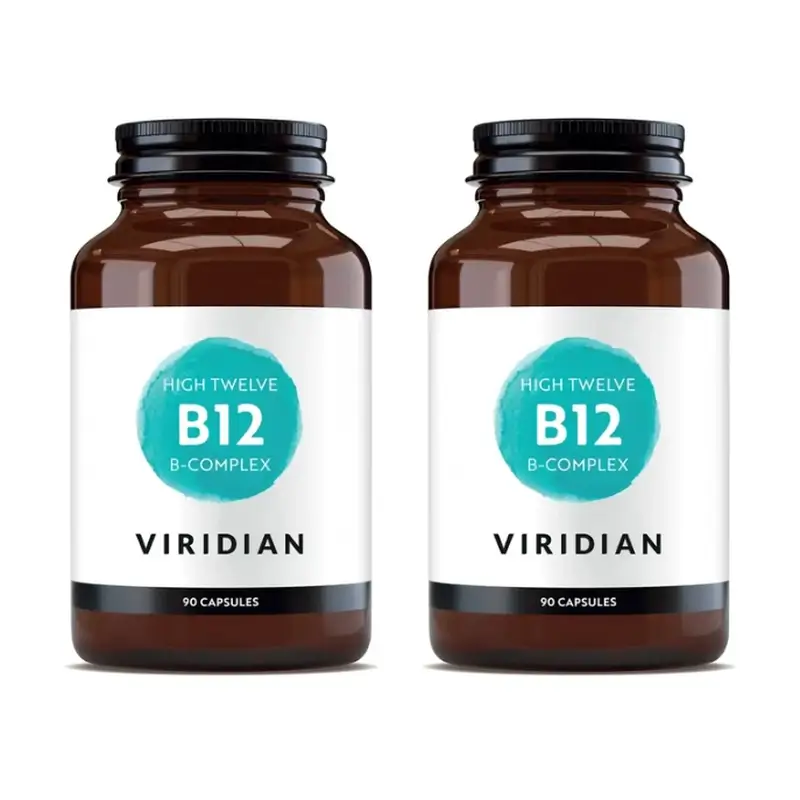 Viridian High Twelve Vit B12 With B Complex, 2X90Cap.Veg.
