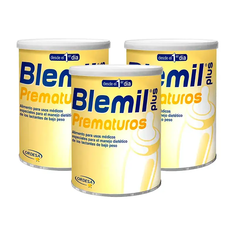 Blemil Plus Bebés Prematuros, Embalagem 3 x 400g