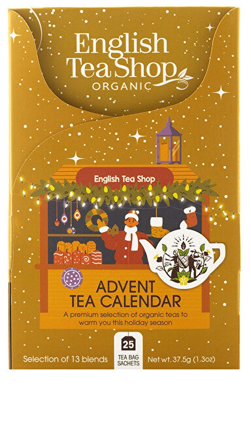 English Tea Shop Calendario Avvento Oro Bio 25 Bustine — Tè biologico